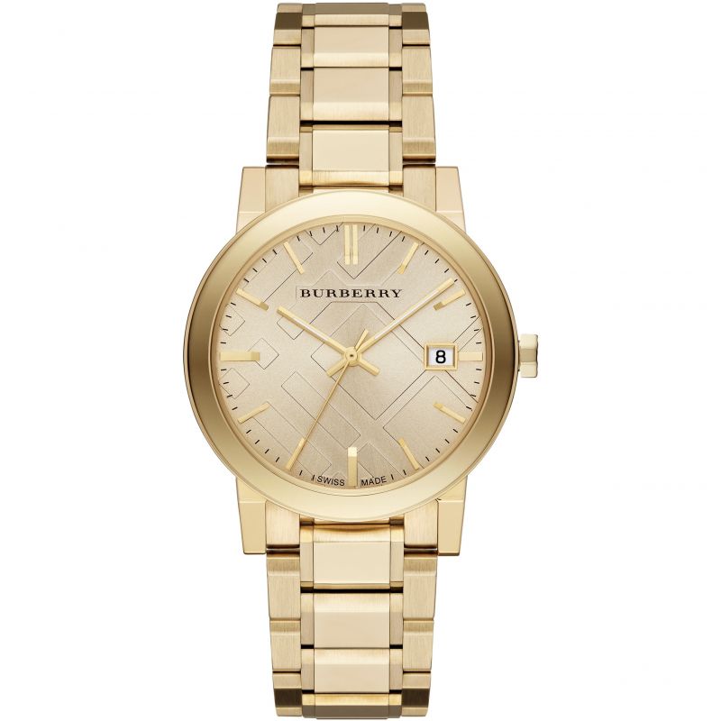Burberry Men's Watch The City Steel Gold BU9033