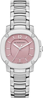 Burberry The Britain Pink Dial Silver Steel Strap Watch For Women BBY1704 – product image 2
