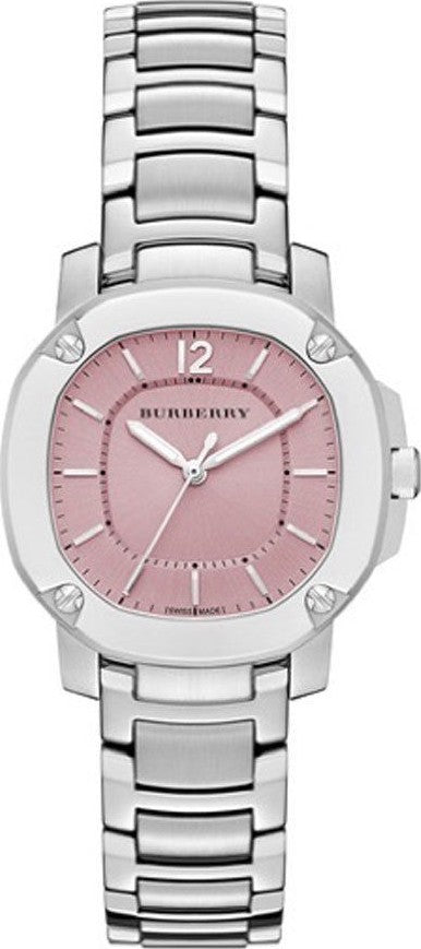 Burberry The Britain Pink Dial Silver Steel Strap Watch For Women BBY1704 – product image 2
