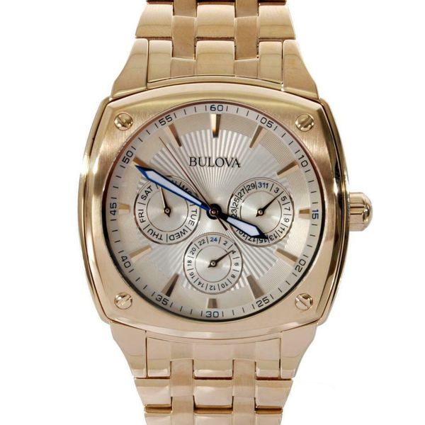 Bulova Multifunction Men's Gold Watch 97C105
