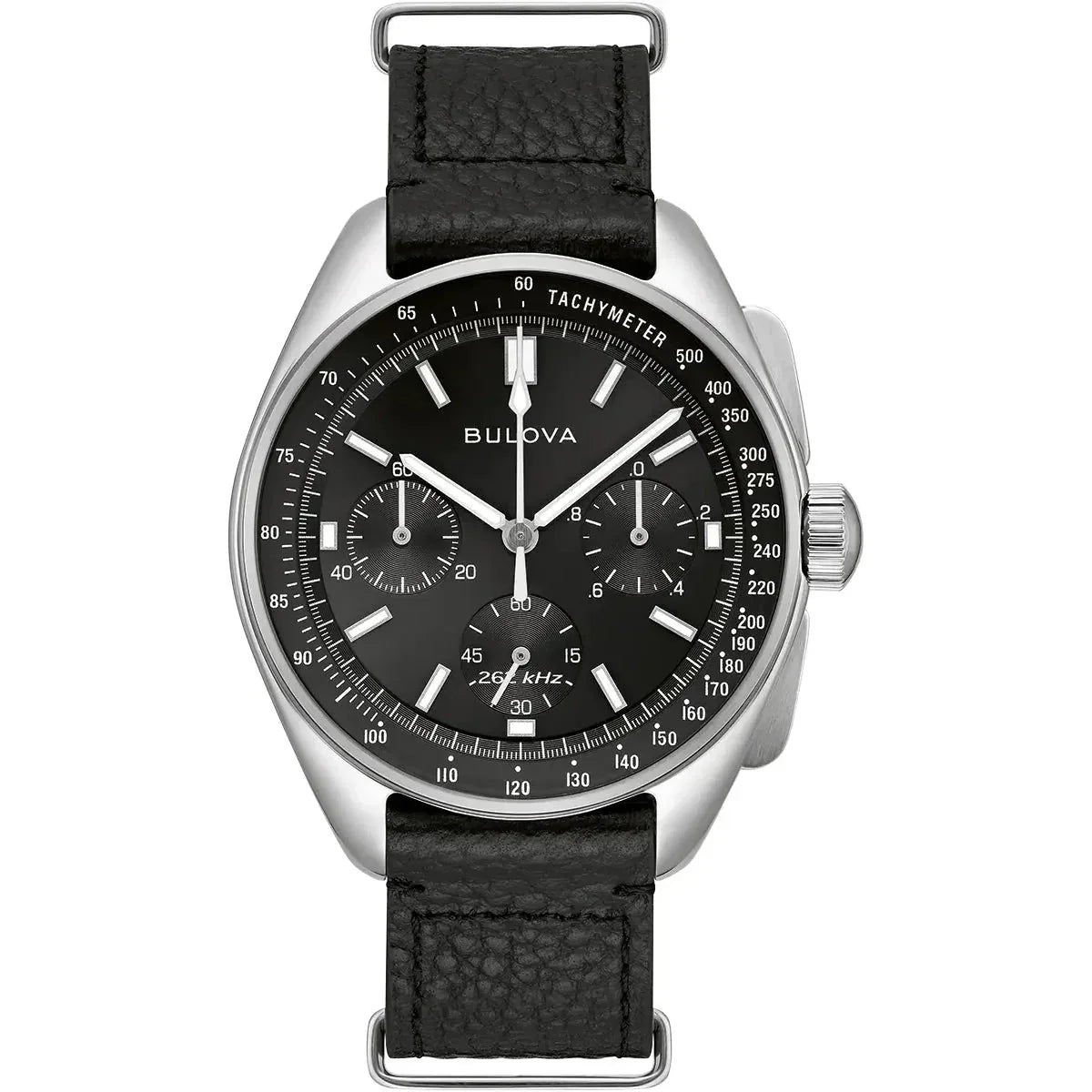 Bulova Lunar Pilot Chrono Men's Silver Watch 96K111 – product image 2