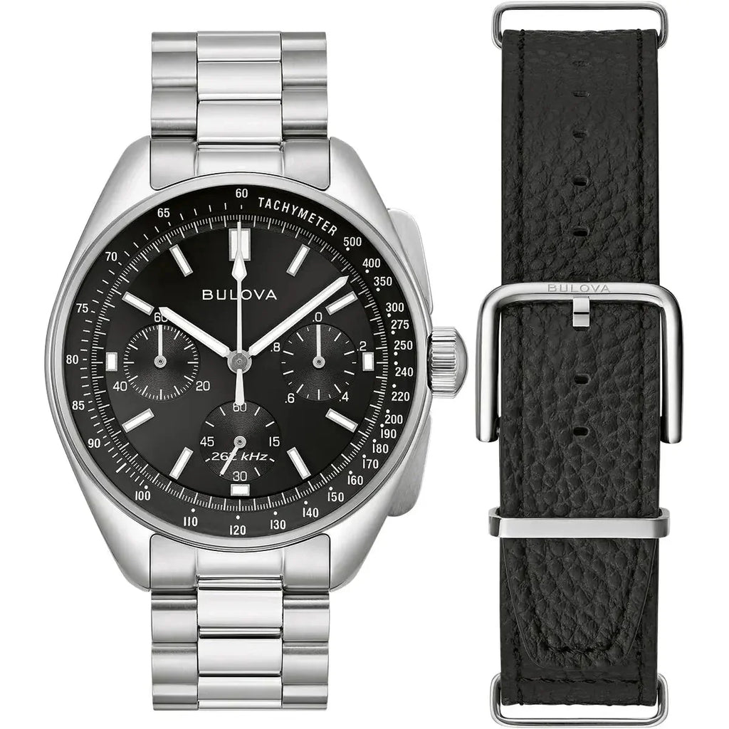 Bulova Lunar Pilot Chrono Men's Silver Watch 96K111 – product image 5