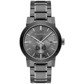 Men's Gunmetal Grey Stainless Steel Chronograph Burberry Watch BU9902