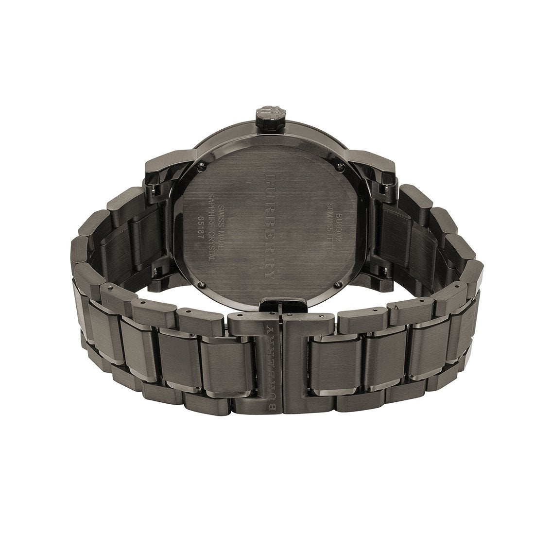 Men's Gunmetal Grey Stainless Steel Chronograph Burberry Watch BU9902 – product image 2