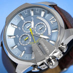 Diesel DZ4281 Men's Chronograph Mega Chief Blue Brown Watch – product image 3