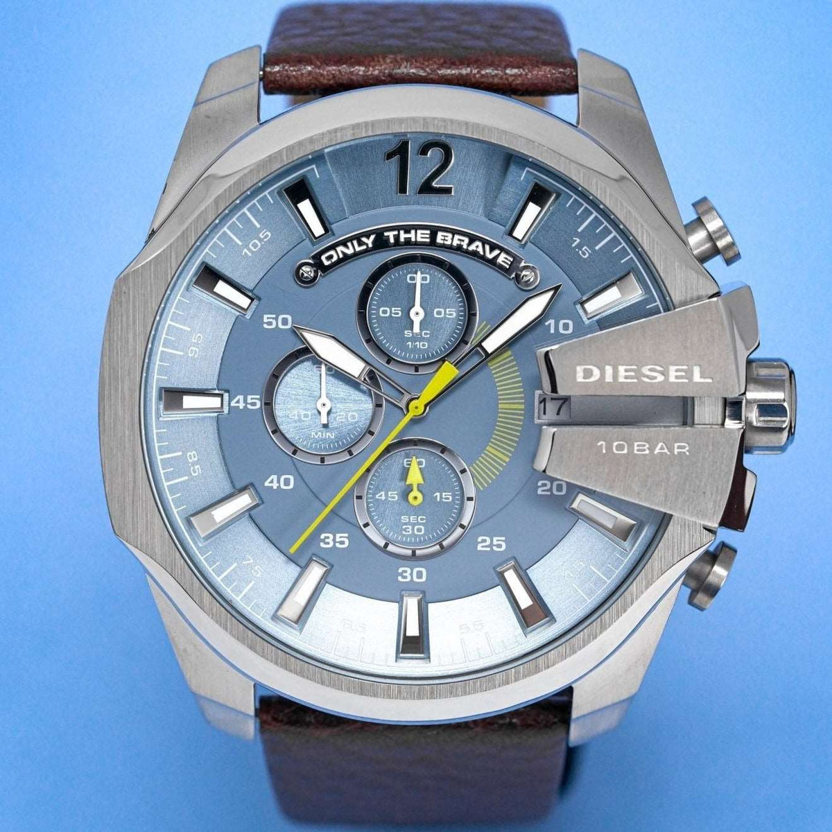 Diesel DZ4281 Men's Chronograph Mega Chief Blue Brown Watch – product image 5