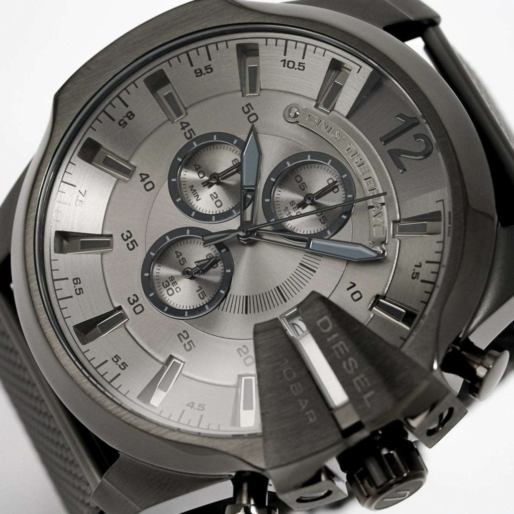 Diesel DZ4527 Men's Chronograph Mega Chief Gunmetal Mesh Watch – product image 2