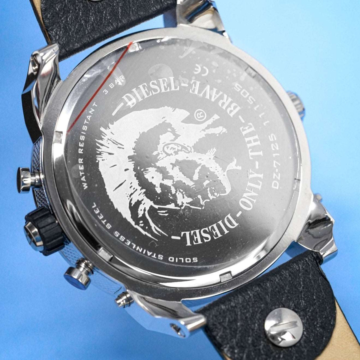 Diesel DZ7125 Men's Chronograph Big Daddy Silver Black Watch – product image 5