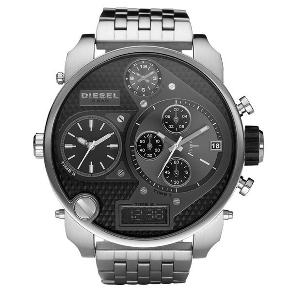 Diesel DZ7221 Men's Mr Daddy Silver Chronograph Watch – product image 2
