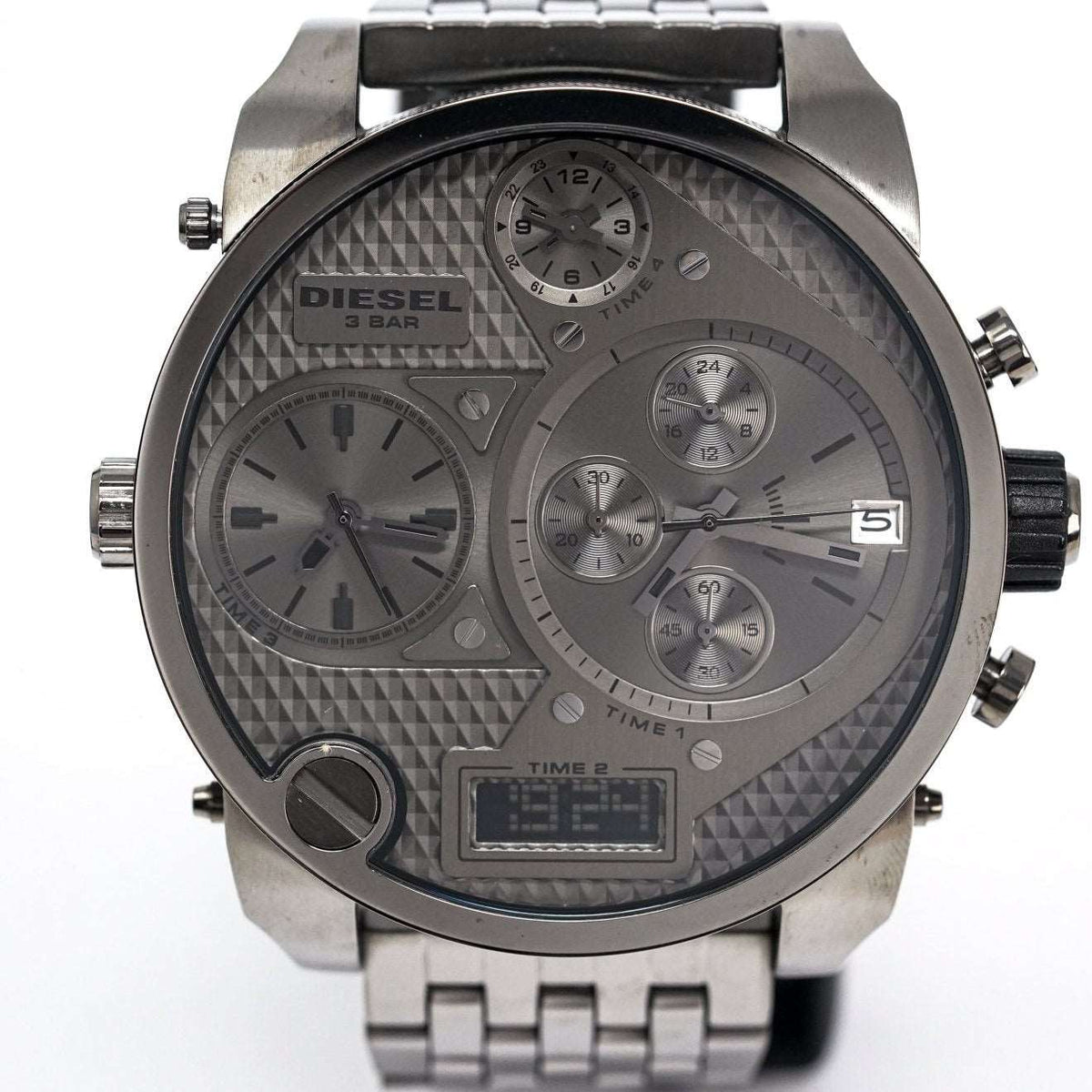 Diesel DZ7247 Men's Chronograph Big Daddy Gun Metal Watch – product image 4