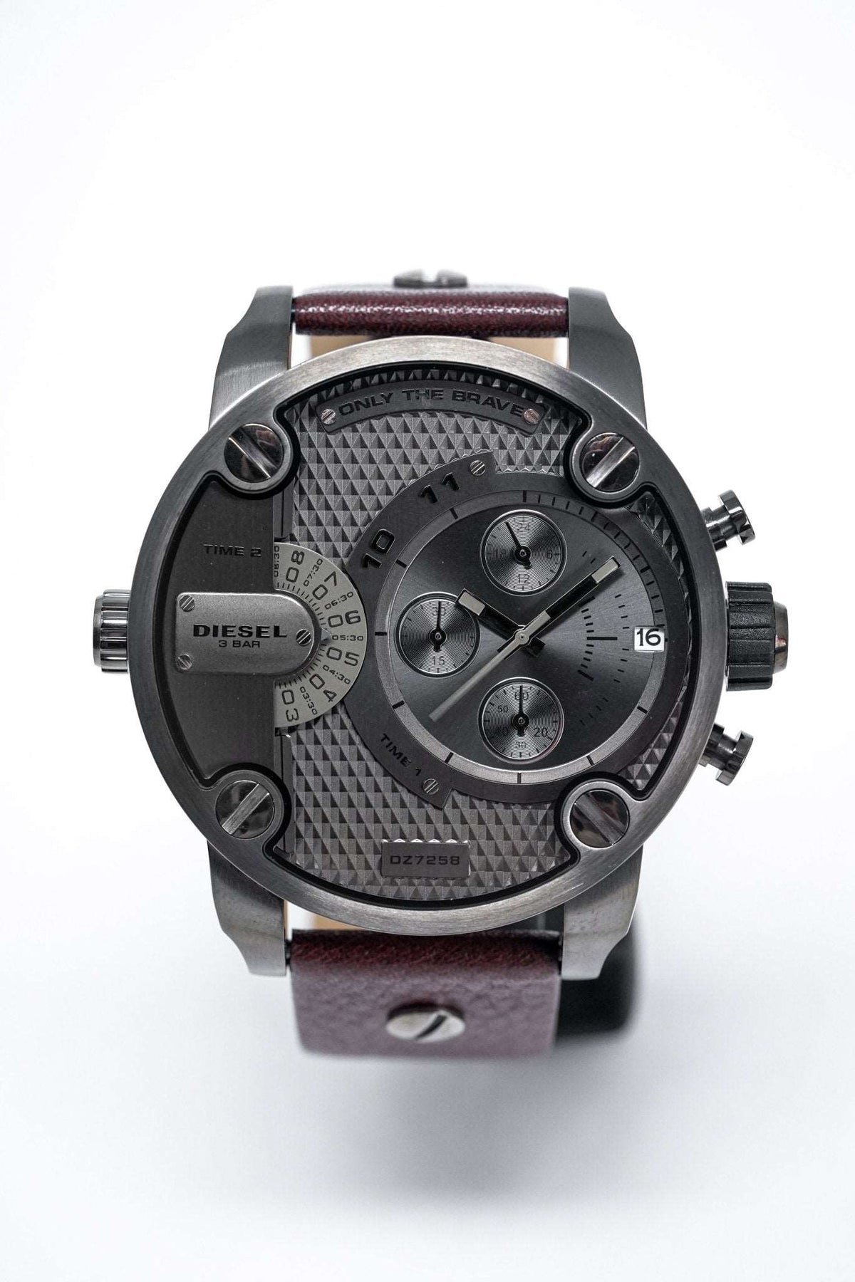 Diesel DZ7258 Men's Chronograph Little Daddy Gun Metal Brown Watch – product image 3