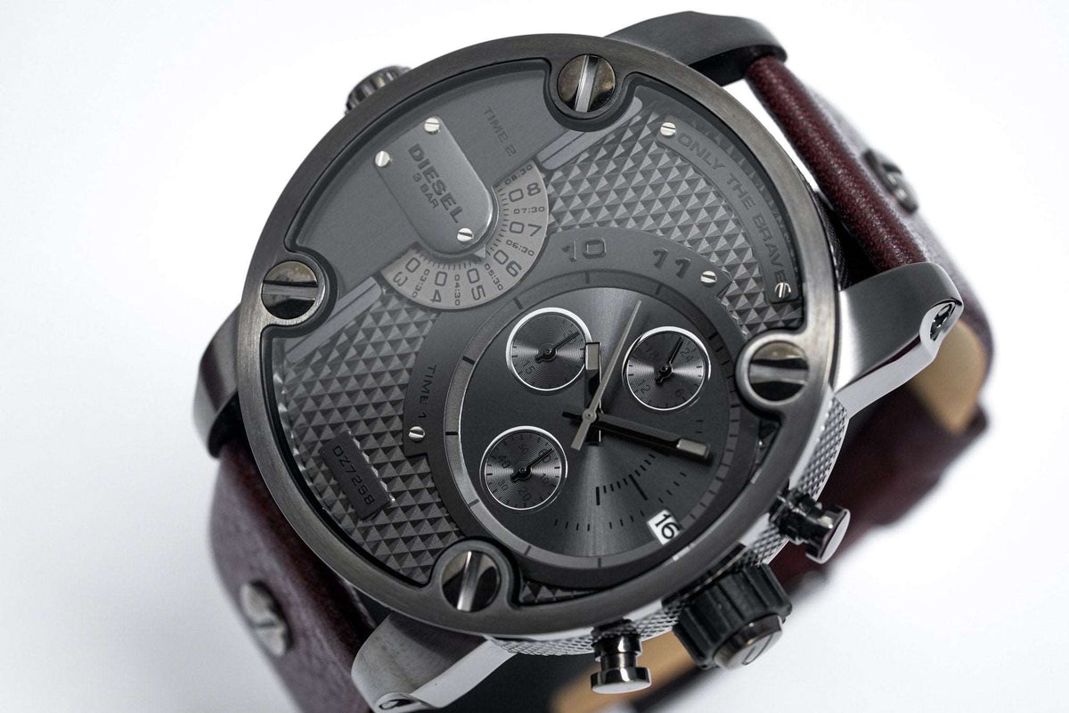 Diesel DZ7258 Men's Chronograph Little Daddy Gun Metal Brown Watch – product image 4