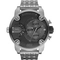 Diesel DZ7259 Men's Chronograph Little Daddy Black Silver Watch