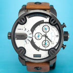 Diesel DZ7269 Men's Chronograph Little Daddy White Brown Watch – product image 3