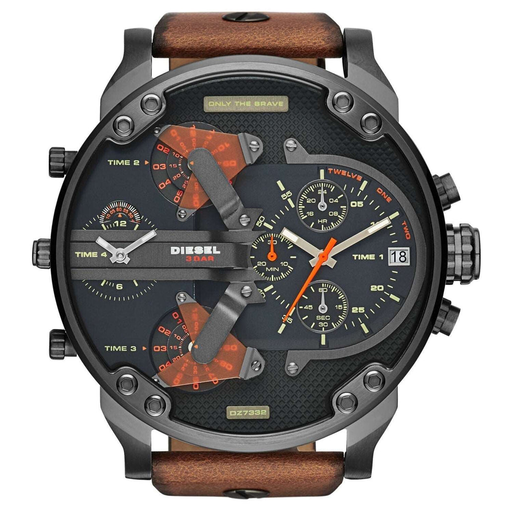 Diesel DZ7332 Men's Mr Daddy 2 0 Black Chronograph Watch