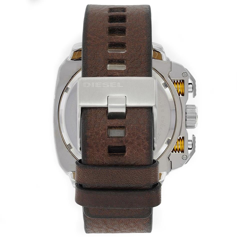 Diesel DZ7343 Men's Bamf Beige Leather Chronograph Watch – product image 2
