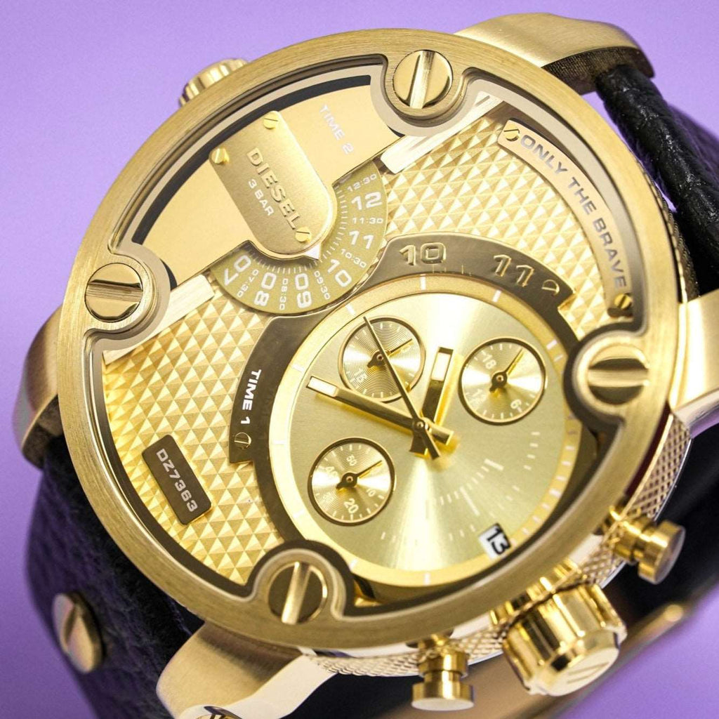 Diesel DZ7363 Men's Chronograph Little Daddy Gold Watch – product image 3