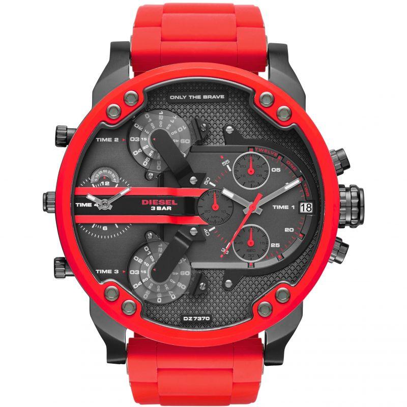 Diesel DZ7370 Men's Daddy 2 0 Red Chronograph Watch