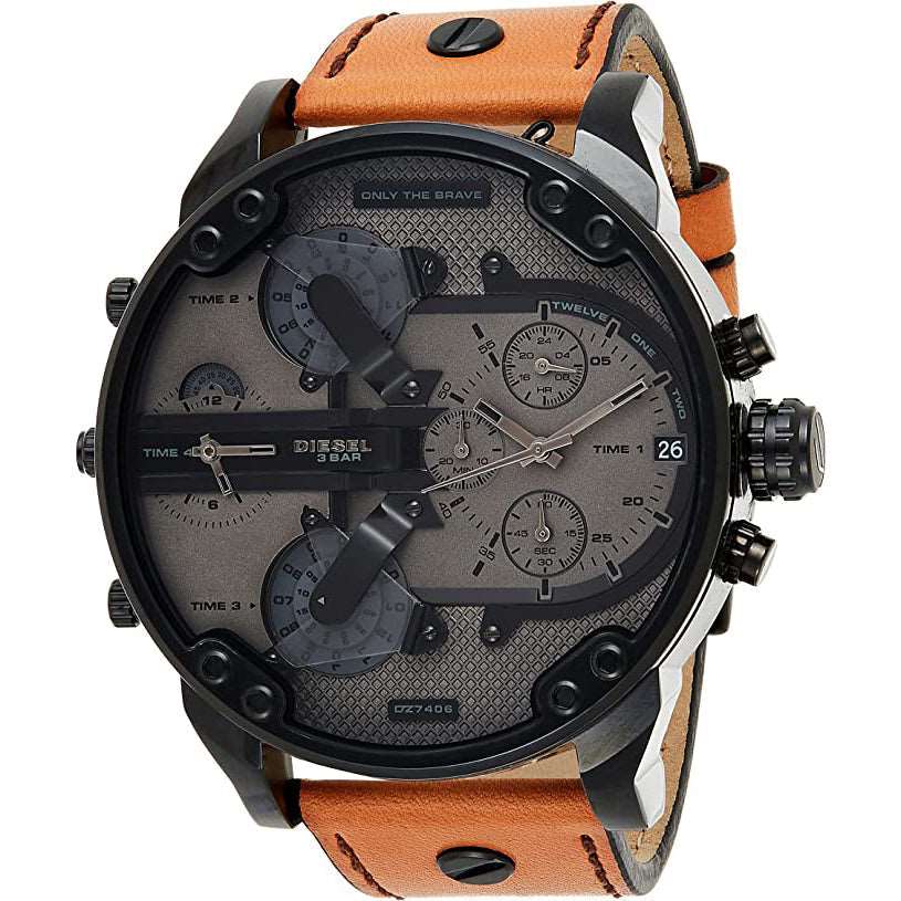 Diesel DZ7406 Men's Chronograph Mr Daddy 2 0 Brown Watch – product image 3
