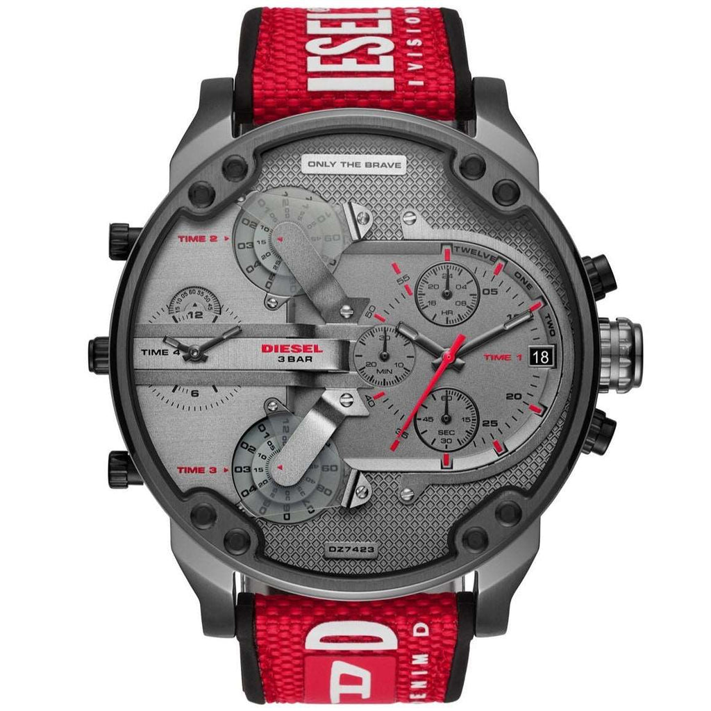 Diesel DZ7423 Men's Chronograph Mr Daddy 2 0 Red Watch