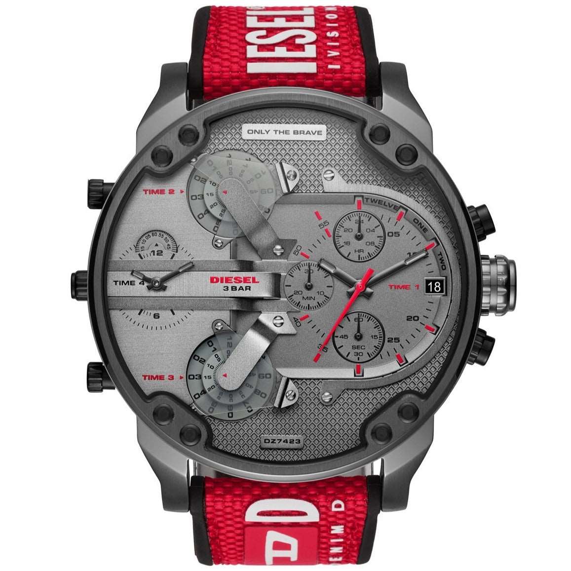 Diesel DZ7423 Men's Chronograph Mr Daddy 2 0 Red Watch