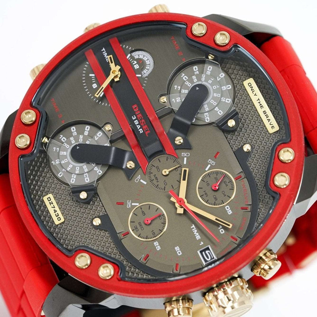 Diesel DZ7430 Men's Chronograph Mr Daddy 2 0 Red Watch – product image 3