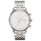 Emporio Armani Ar0399 Men S Silver Chronograph Watch