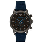 Emporio Armani Ar11023 Men S Luigi Blue Chronograph Watch