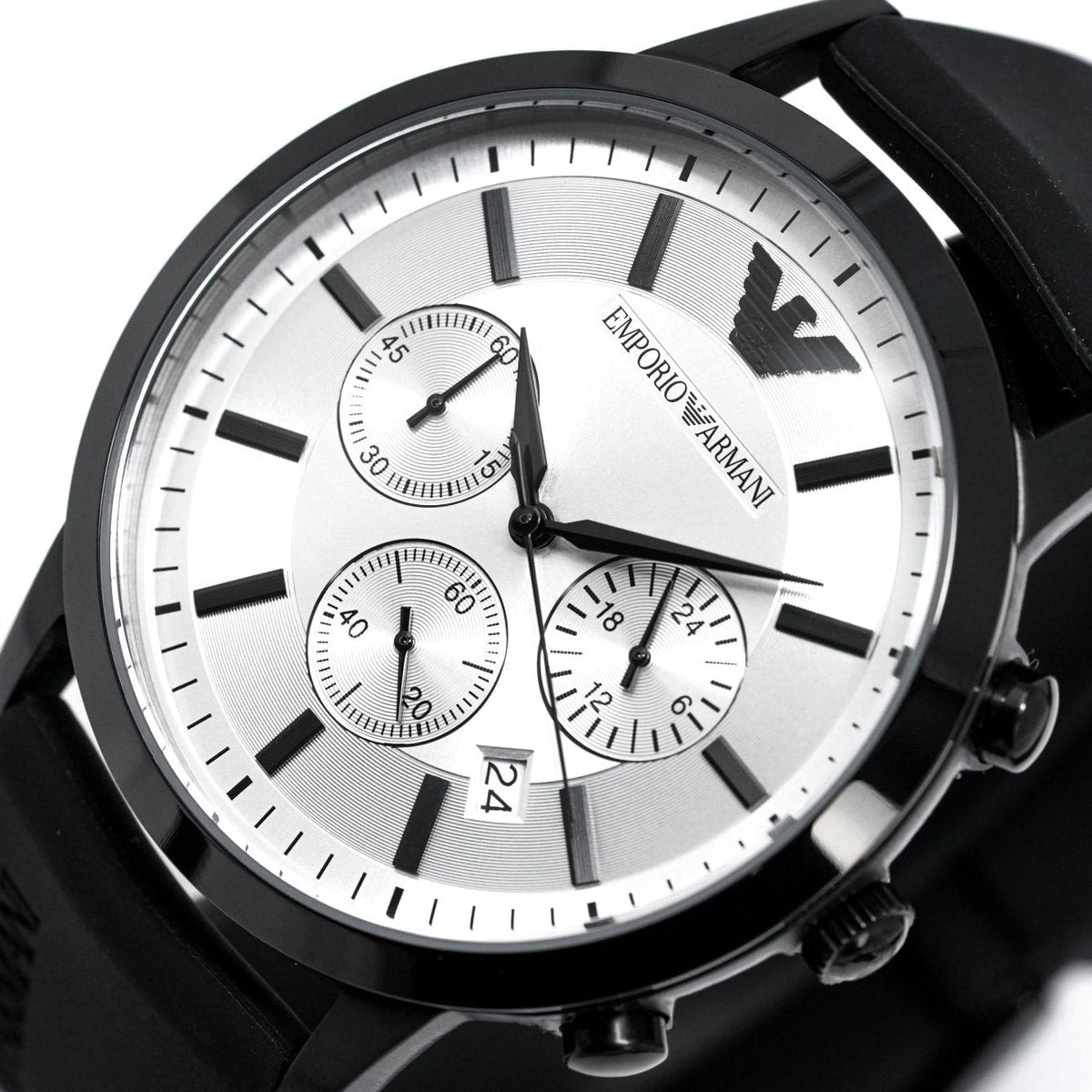 Emporio Armani Ar11048 Men S Luigi Chronograph Black Pvd Watch – product image 2
