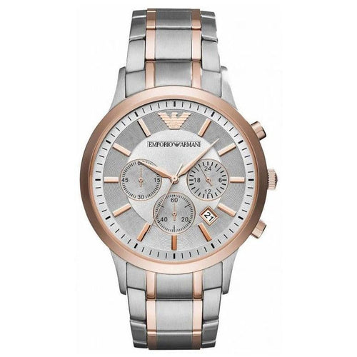 Emporio Armani Ar11077 Men S Rose Gold Chronograph Watch