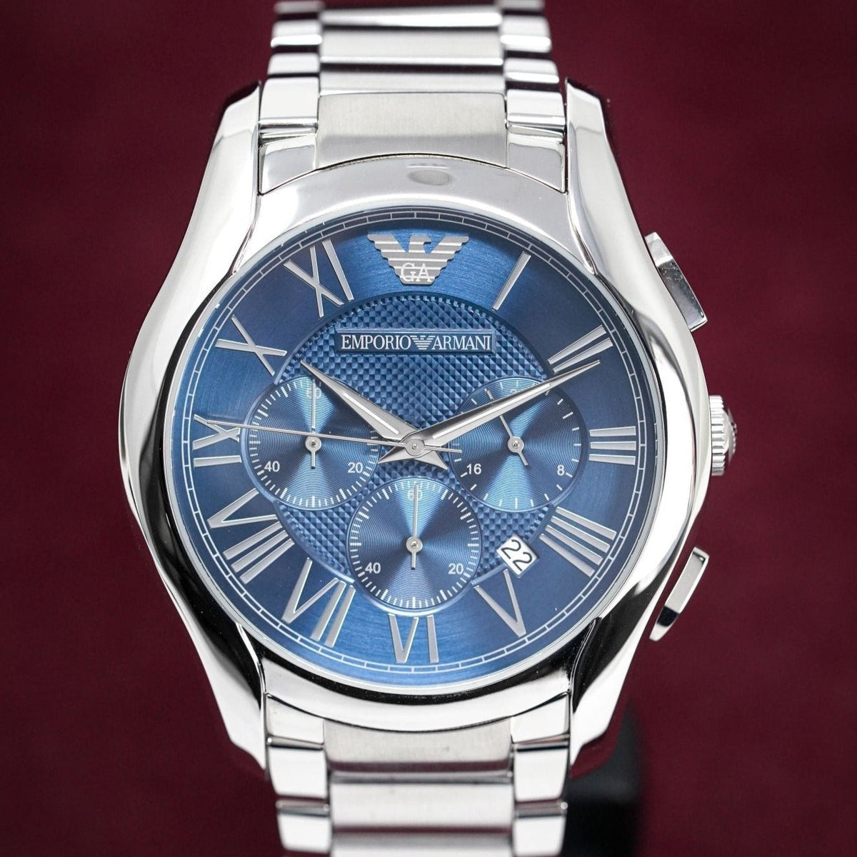 Emporio Armani Ar11082 Men S Chronograph Blue Watch – product image 4