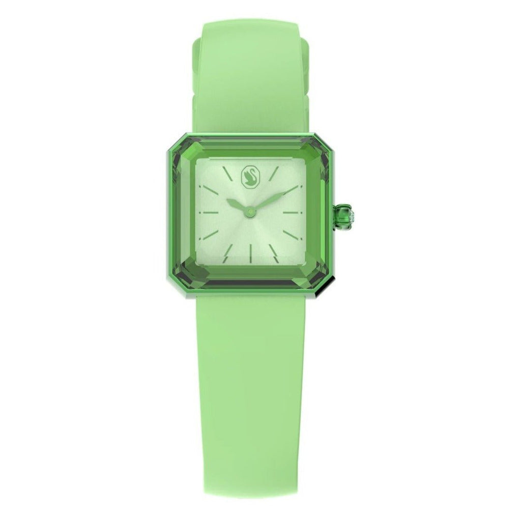 Swarovski Watch With Silicone Strap Green 5624379