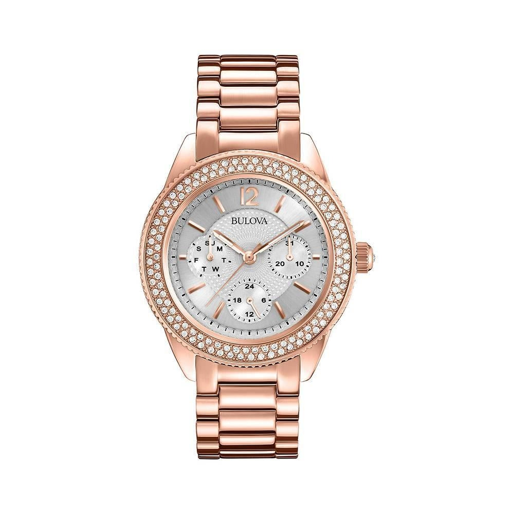 Bulova Crystal Women's Rose Gold Watch 97N101 – product image 3