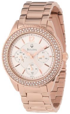 Bulova Crystal Women's Rose Gold Watch 97N101 – product image 5