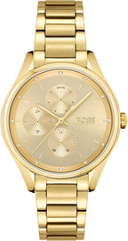 Hugo Boss Womens 1502584 Grand Course Quartz Gold Tone Stainless Steel Watch – product image 3