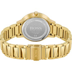 Hugo Boss Womens 1502541 Signature Gold Tone Stainless Steel Watch – product image 3