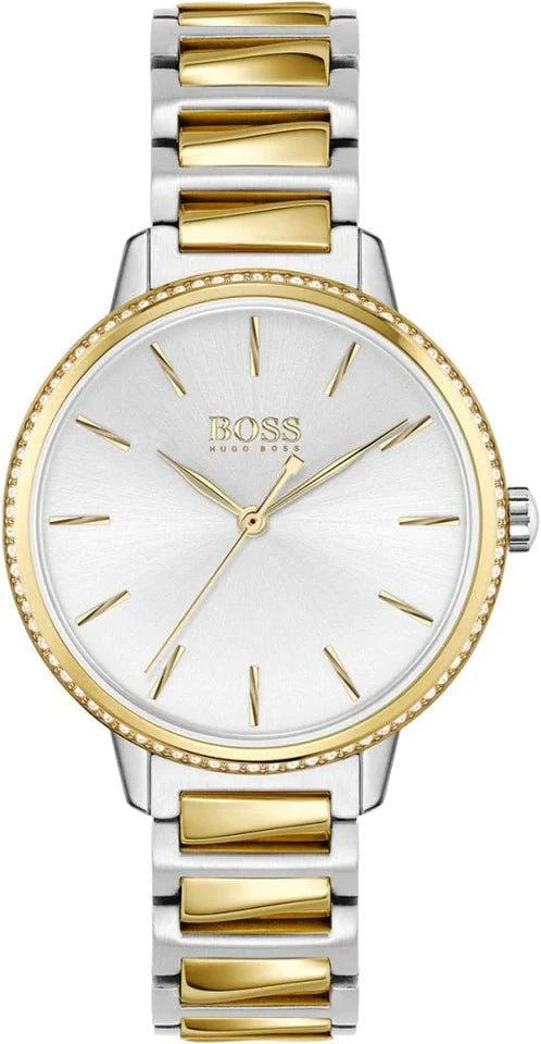 Hugo Boss Womens 1502568 Signature Two Tone Stainless Steel Analog Watch – product image 4
