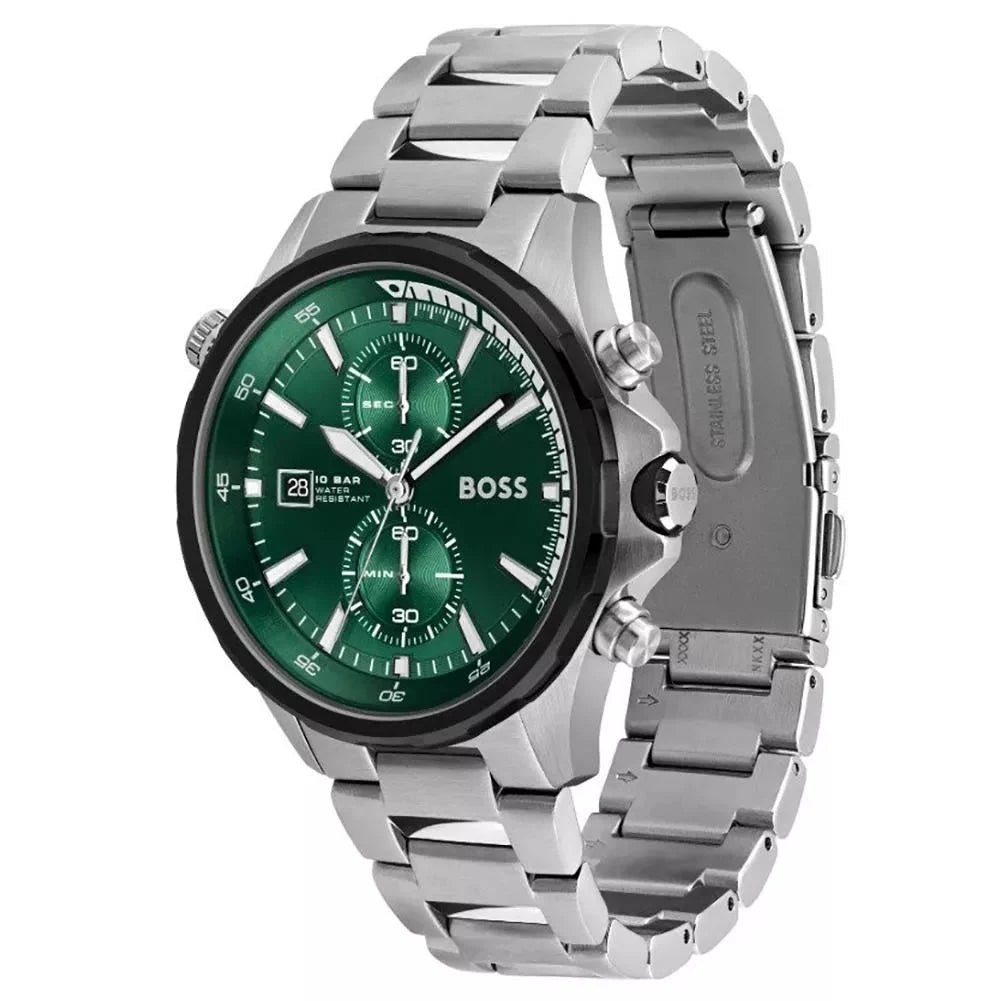 Hugo Boss Men's 1513930 Chronograph Stainless Steel Watch With Green Dial – product image 2