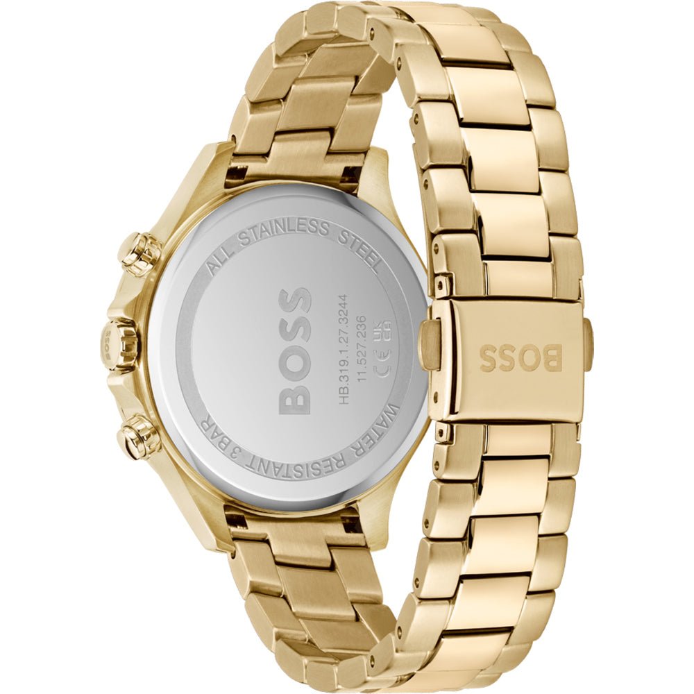 Hugo Boss Womens 1502628 Hera Gold Tone Stainless Steel Watch With Crystal Accents – product image 3