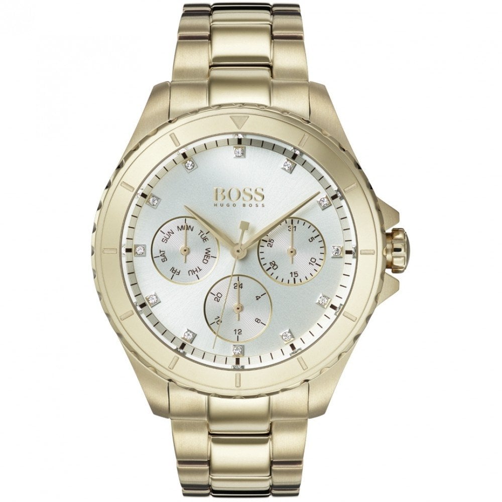Hugo Boss Womens 1502445 Premiere Gold Tone Stainless Steel Watch – product image 2
