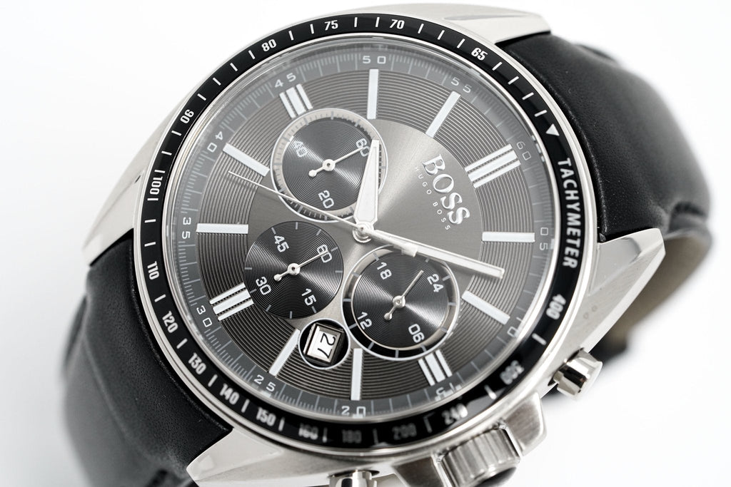Hugo Boss Men S Watch Chronograph Black Driver Leather Hb1513085 – product image 3