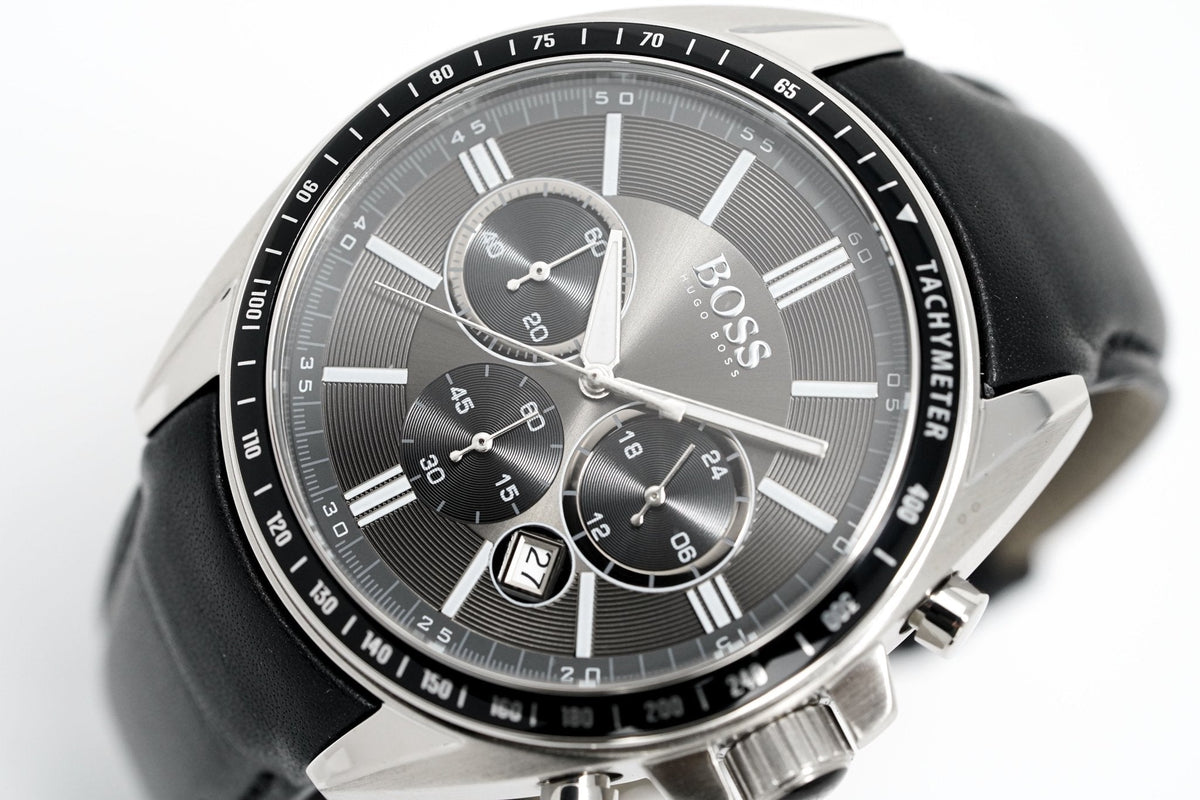 Hugo Boss Men S Watch Chronograph Black Driver Leather Hb1513085 – product image 3