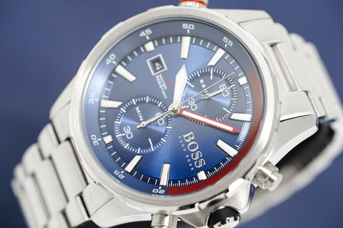 Hugo Boss Men S Watch Chronograph Globetrotter Blue Hb1513823 – product image 3