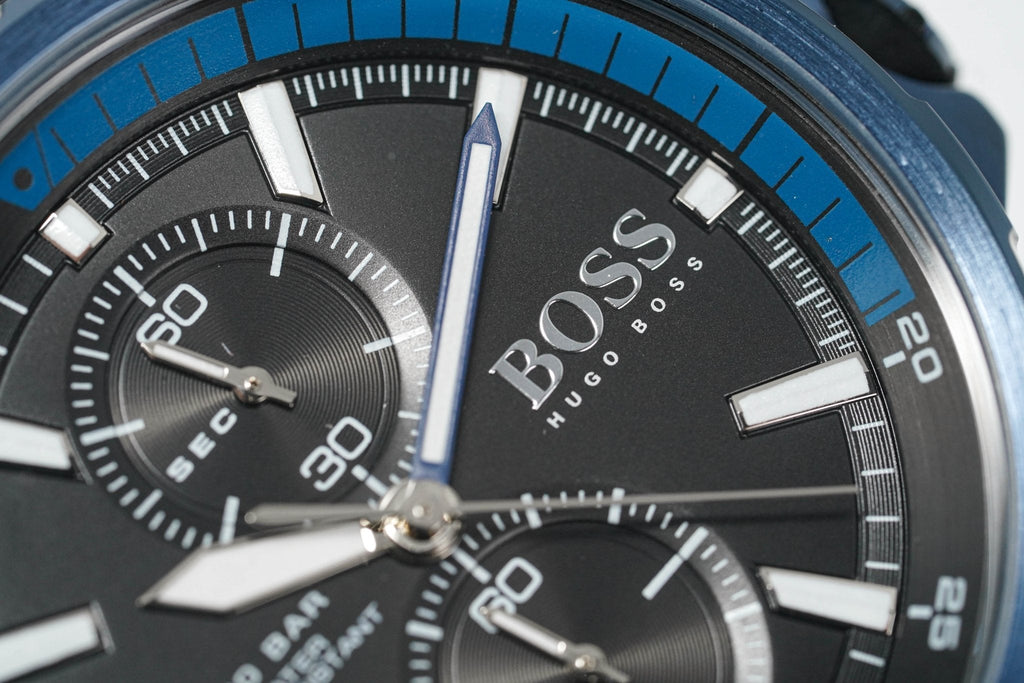 Hugo Boss Men S Watch Chronograph Globetrotter Blue Pvd Hb1513824 – product image 4