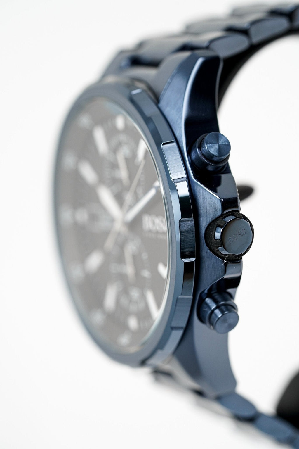 Hugo Boss Men S Watch Chronograph Globetrotter Blue Pvd Hb1513824 – product image 5