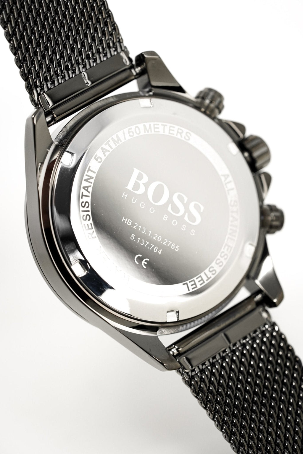 Hugo Boss Men S Watch Chronograph Ikon Grey Mesh Hb1513443 – product image 2