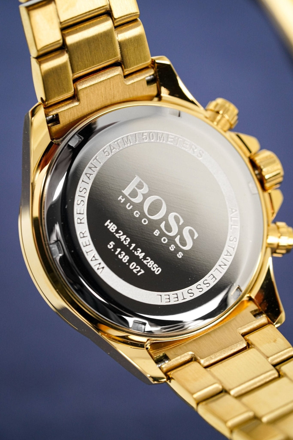 Hugo Boss Men S Watch Chronograph Ikon Yellow Gold Hb1513340 – product image 2