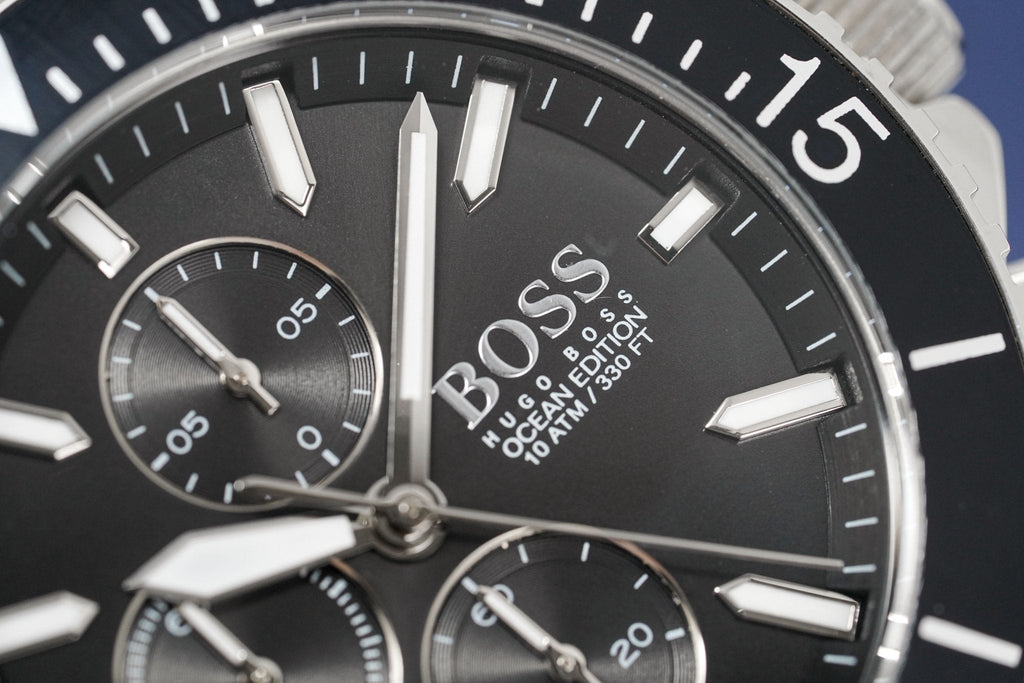 Hugo Boss Men S Watch Chronograph Ocean Edition Black Hb1513701 – product image 4