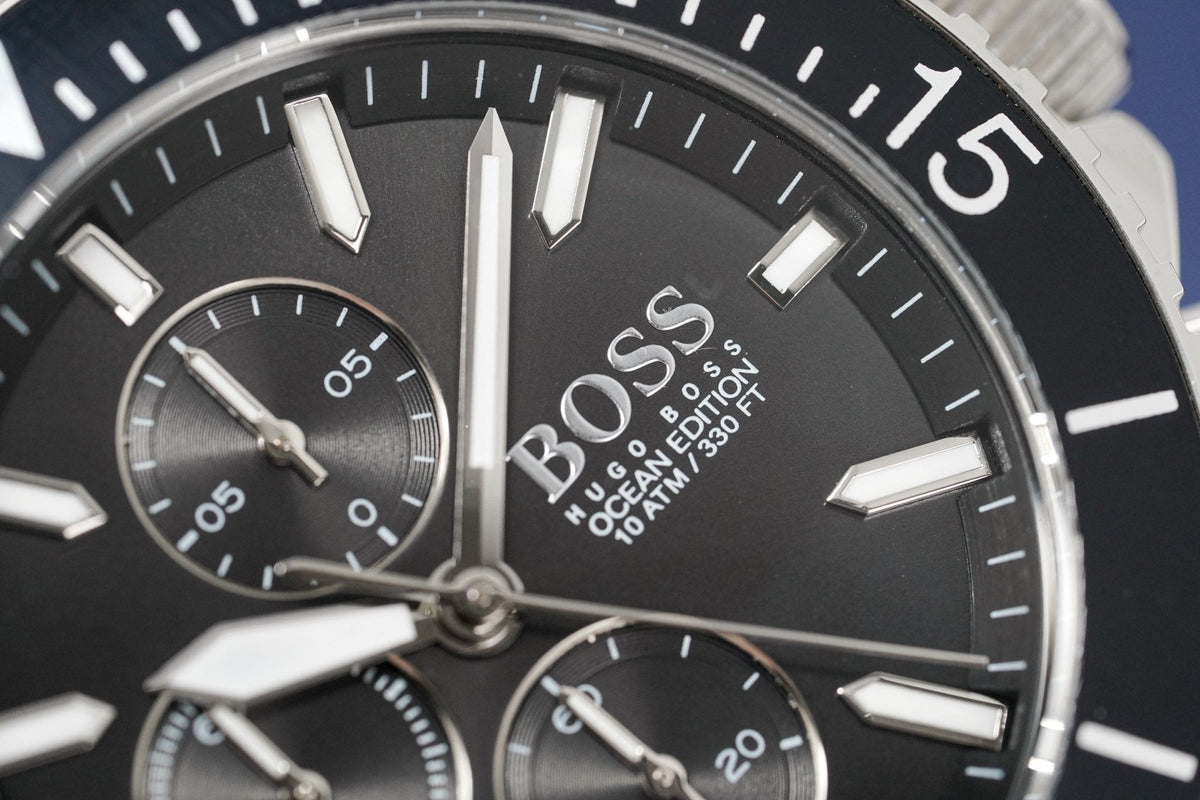 Hugo Boss Men S Watch Chronograph Ocean Edition Black Hb1513701 – product image 4