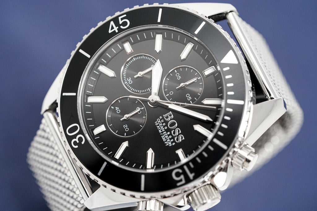Hugo Boss Men S Watch Chronograph Ocean Edition Black Hb1513701 – product image 3